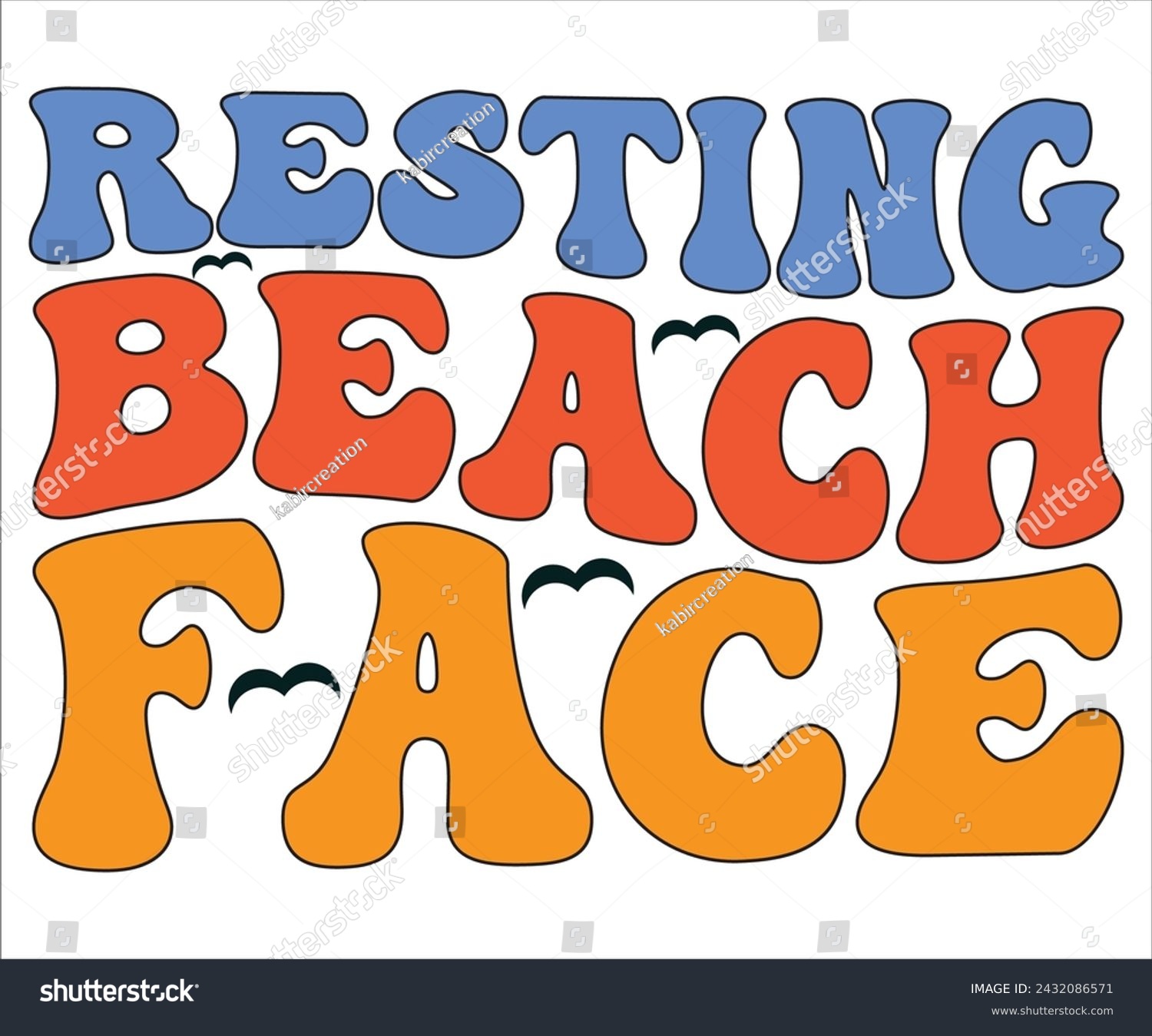SVG of Resting Beach Face T-shirt, Happy Summer Day T-shirt, Happy Summer Day Retro svg,Hello Summer Retro Svg,summer Beach Vibes Shirt, Vacation, Cut File for Cricut svg
