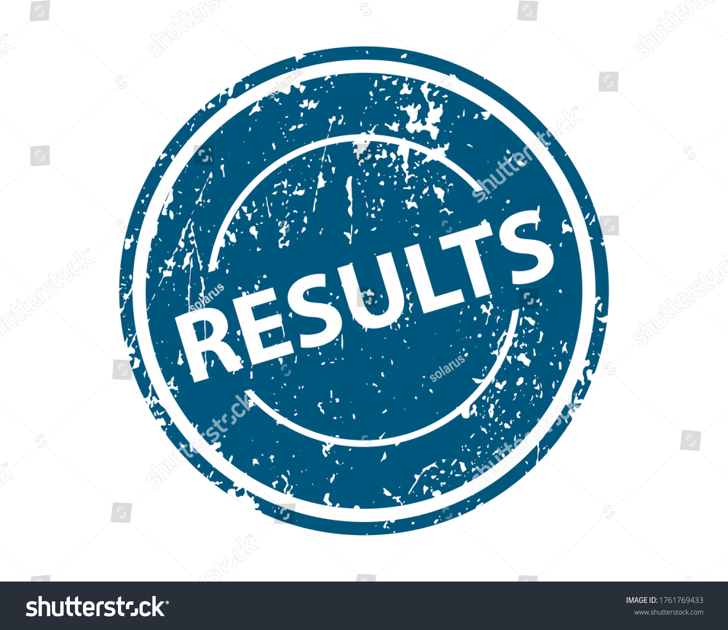 Results Sign Sticker Stamp Vector Texture Stock Vector (Royalty Free ...