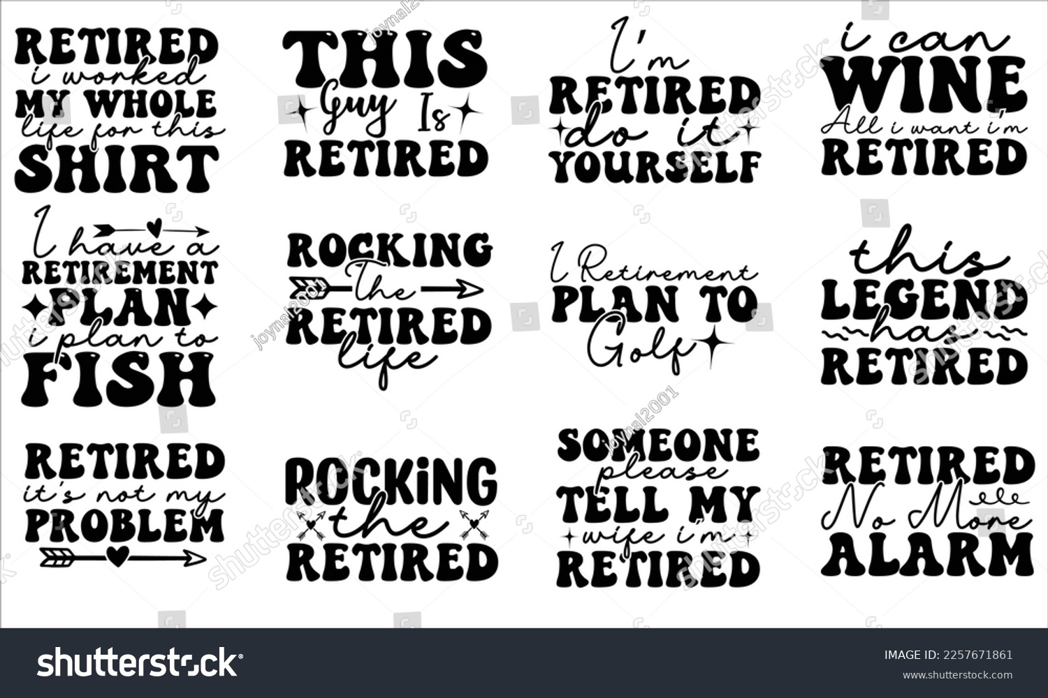 SVG of Retirement SVG Design Bundle. Retirement SVG Design Template, Retirement SVG Design svg