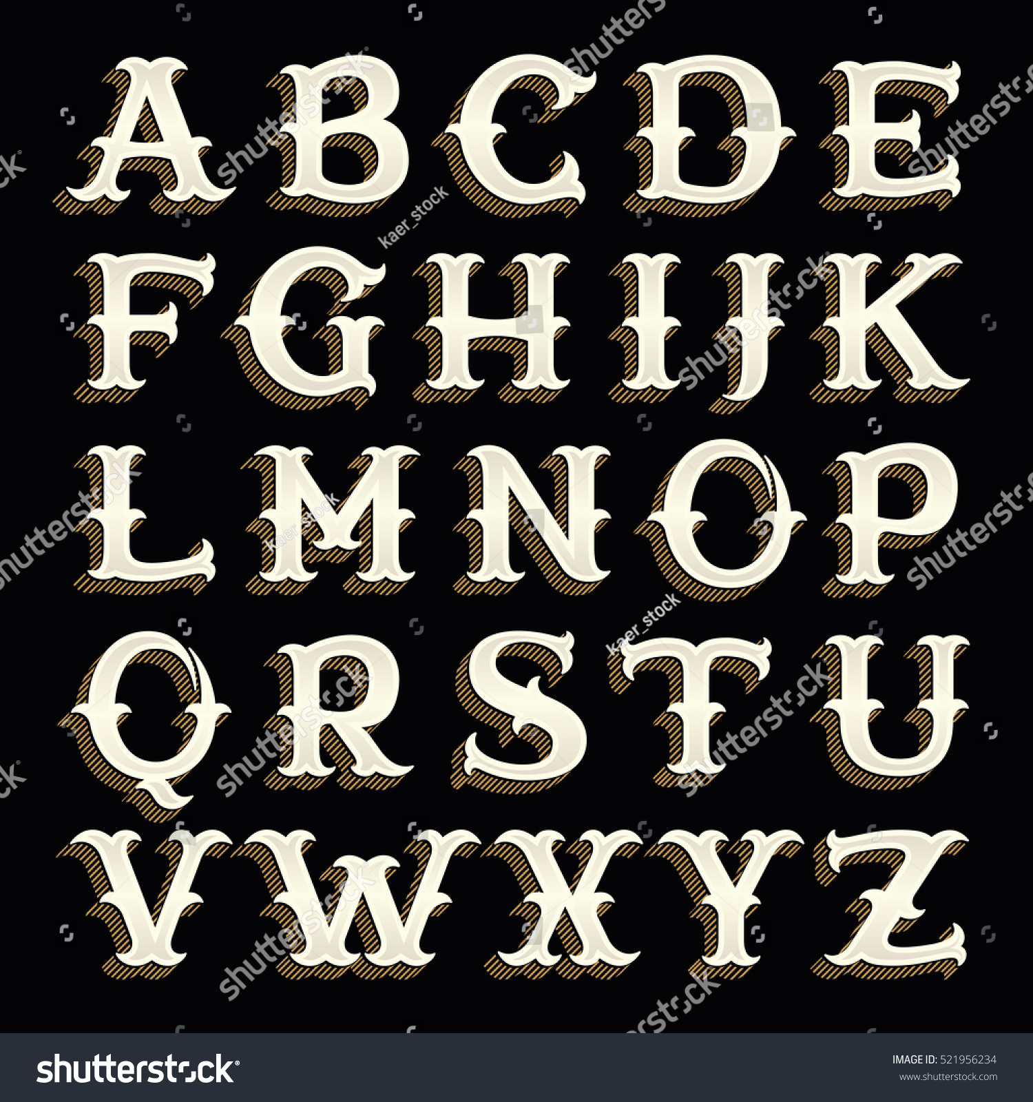 western writing font western writing font