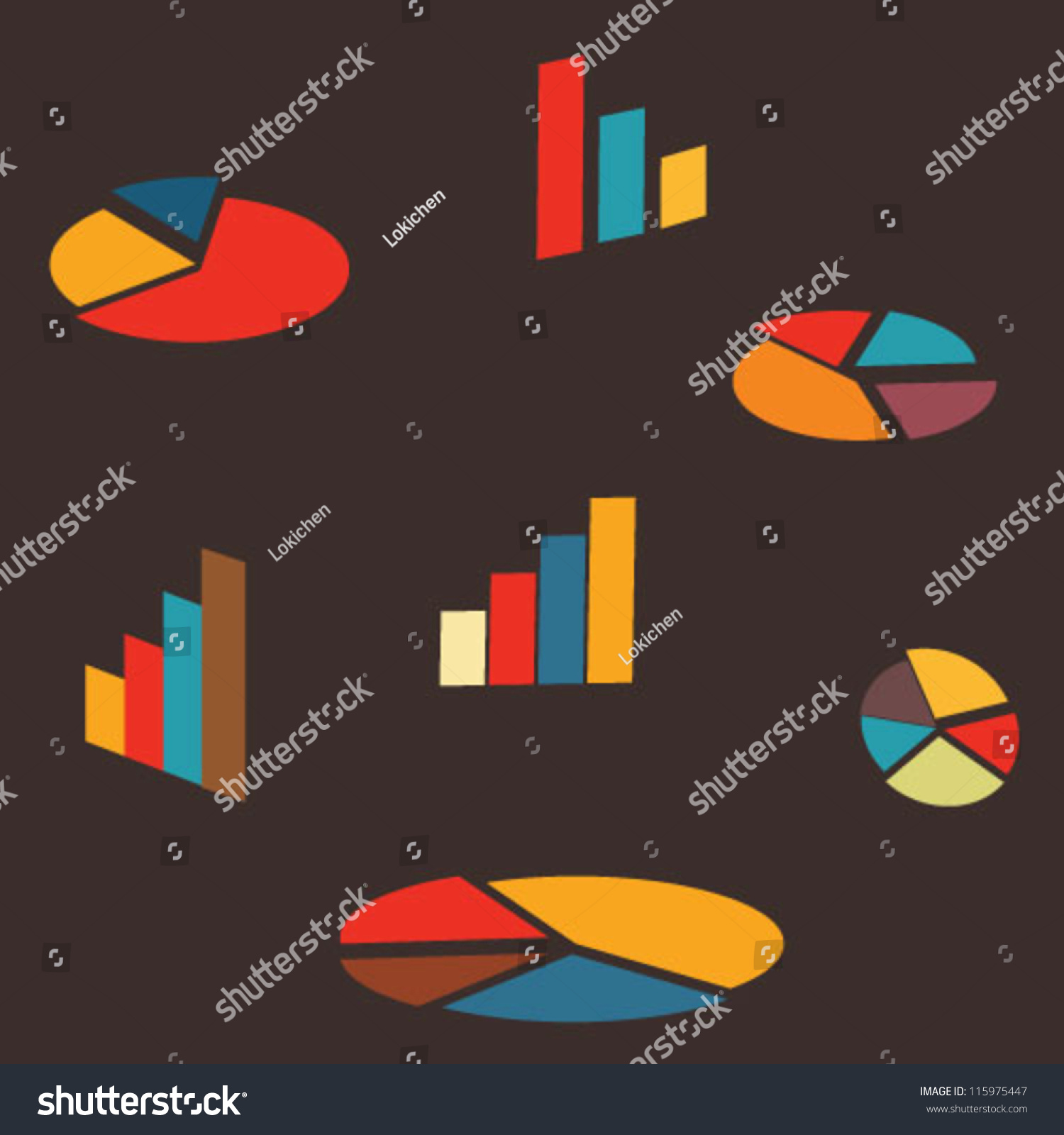 retro-charts-vector-stock-vector-royalty-free-115975447