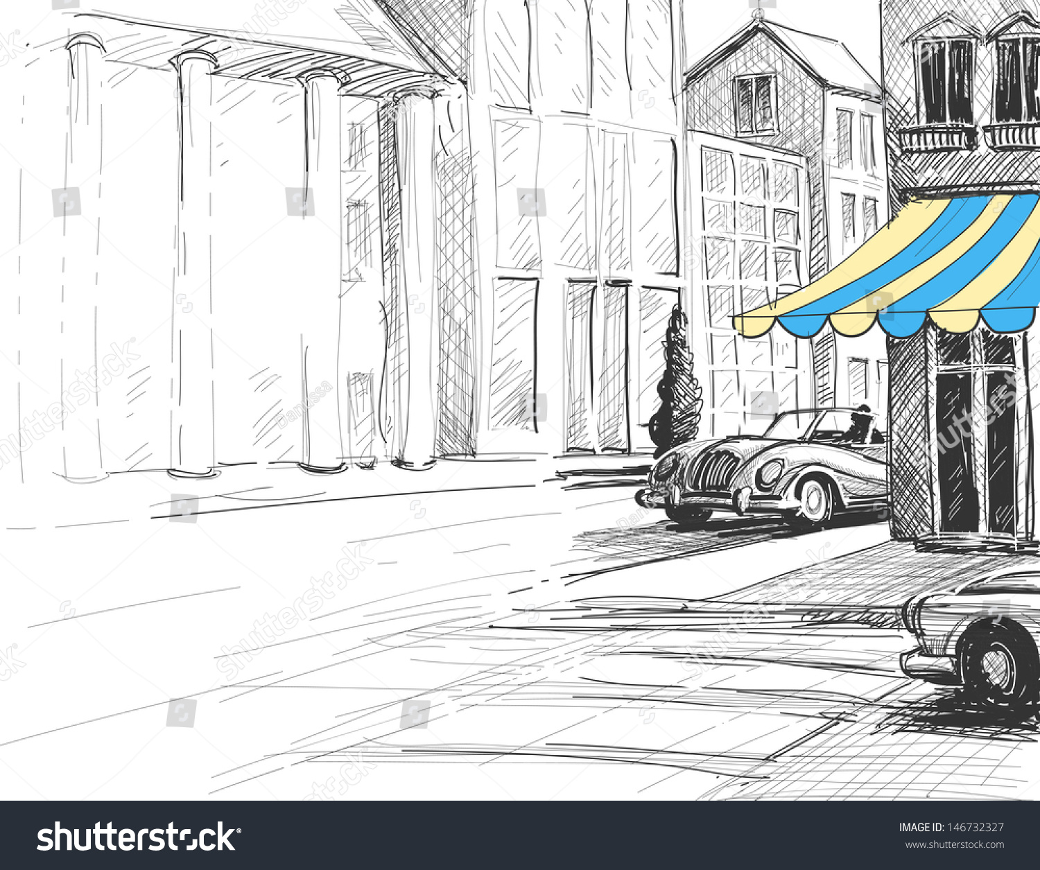 Architecture Drawing Cars interesting architecture drawing cars urban street and stock Architecture Drawing Cars interesting architecture drawing cars urban street and stock
