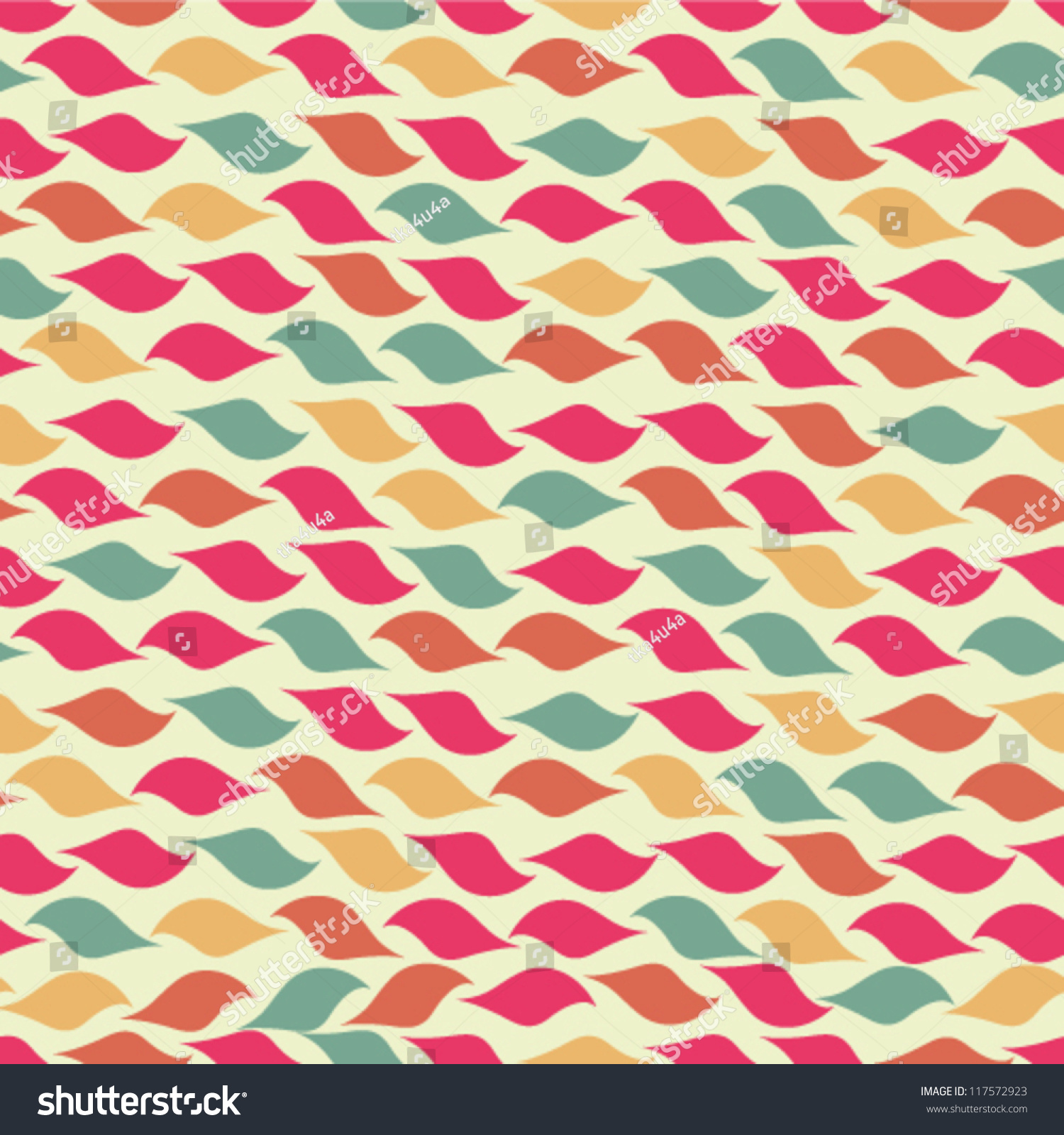 Retro Color Confetti Pattern Stock Vector Shutterstock