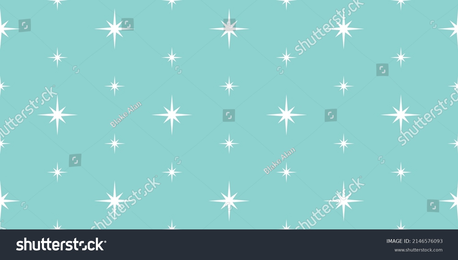 SVG of Retro 50s Starburst Pattern in Vintage Turquoise | Seamless Vector Wallpaper | Repeating Fifties Atomic Design svg