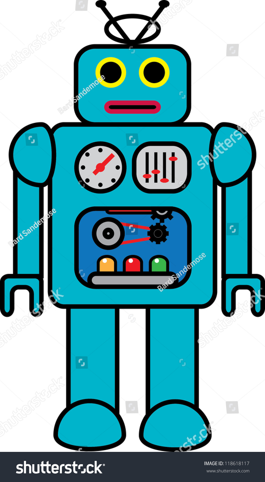 toy robot clipart - photo #49