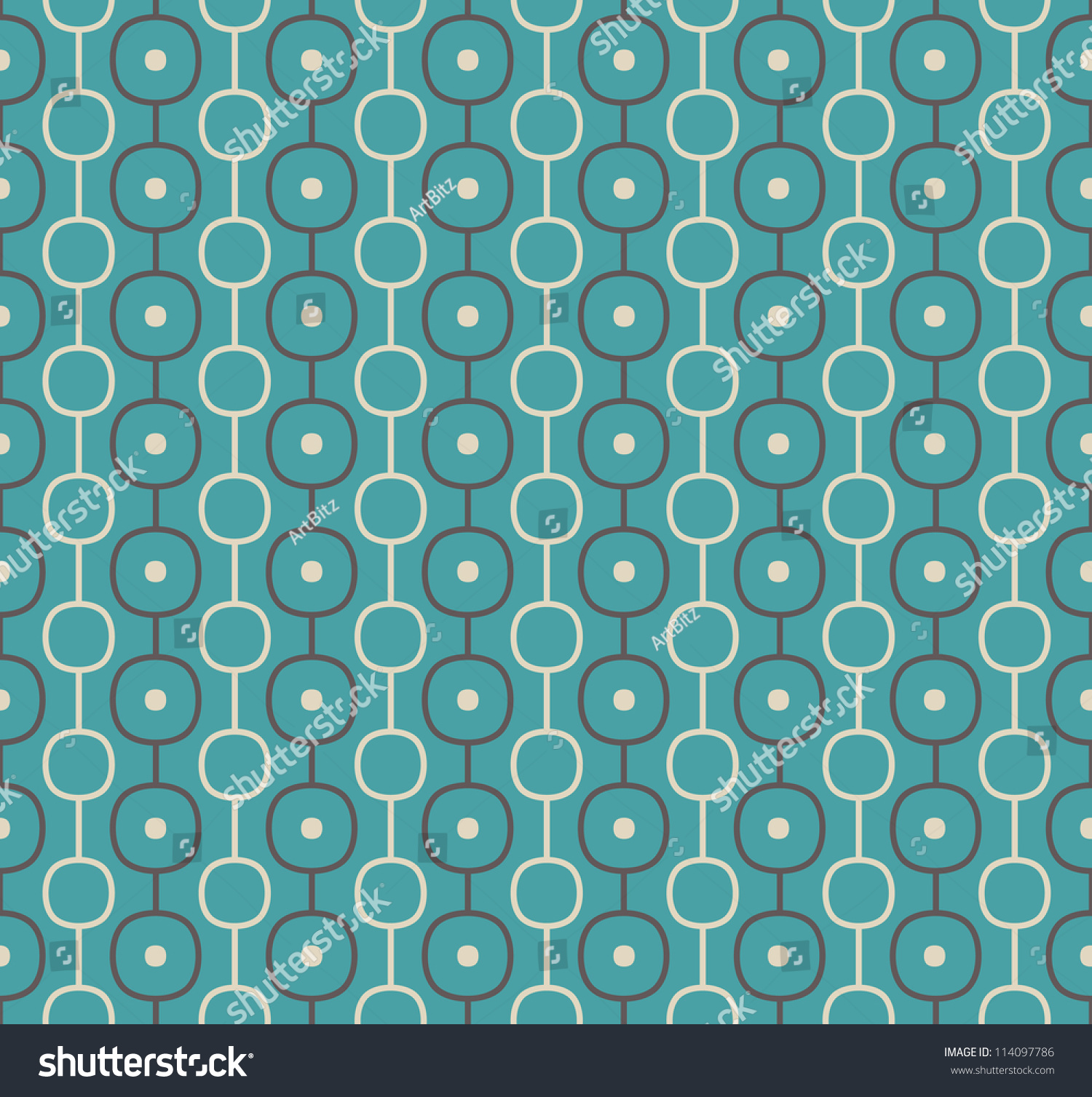 SVG of Retro Vector Abstract Atomic Era Background Pattern svg