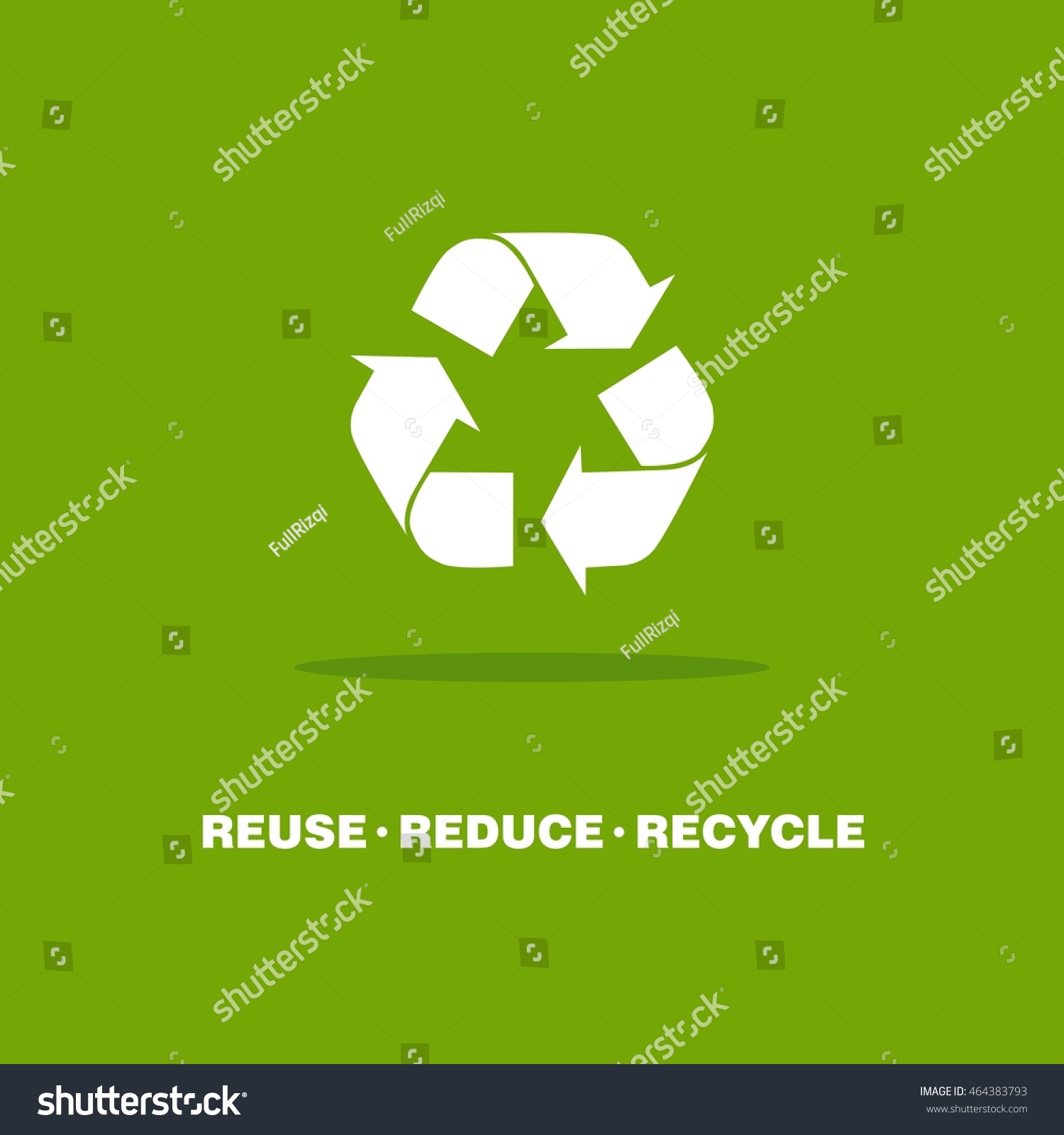 Reuse Reduce Recycle Background Stock Vector (Royalty Free) 464383793 ...