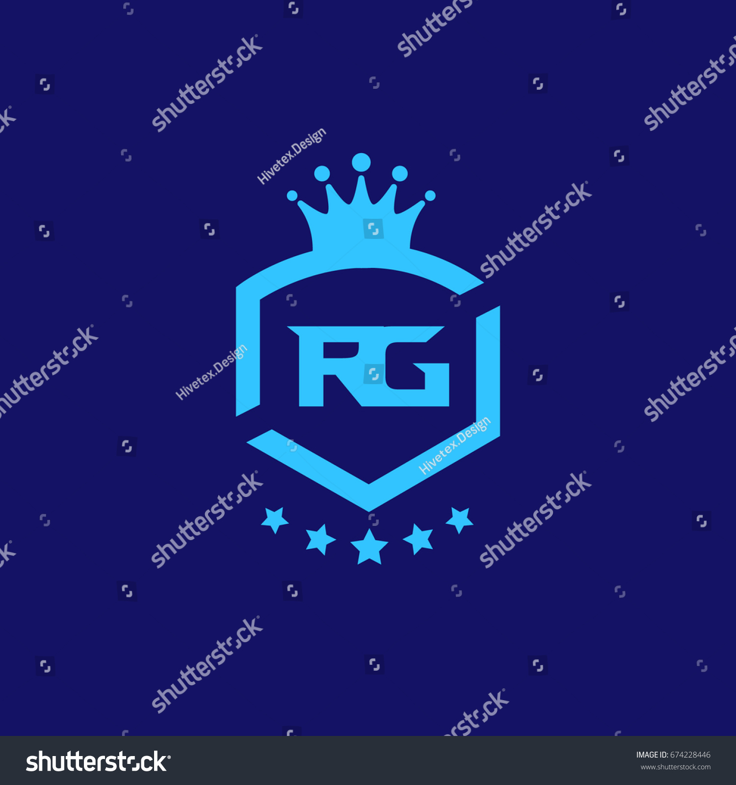 Rg Logo Stock Vector (Royalty Free) 674228446 | Shutterstock