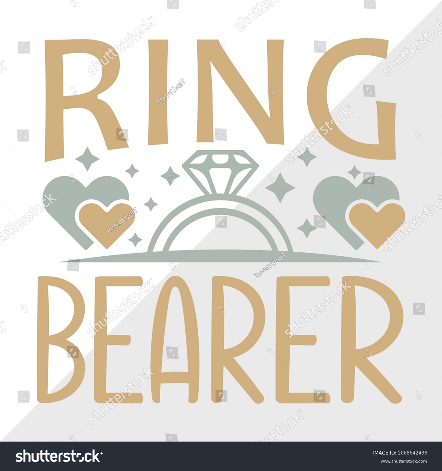 SVG of Ring Bearer Printable Vector Illustration svg