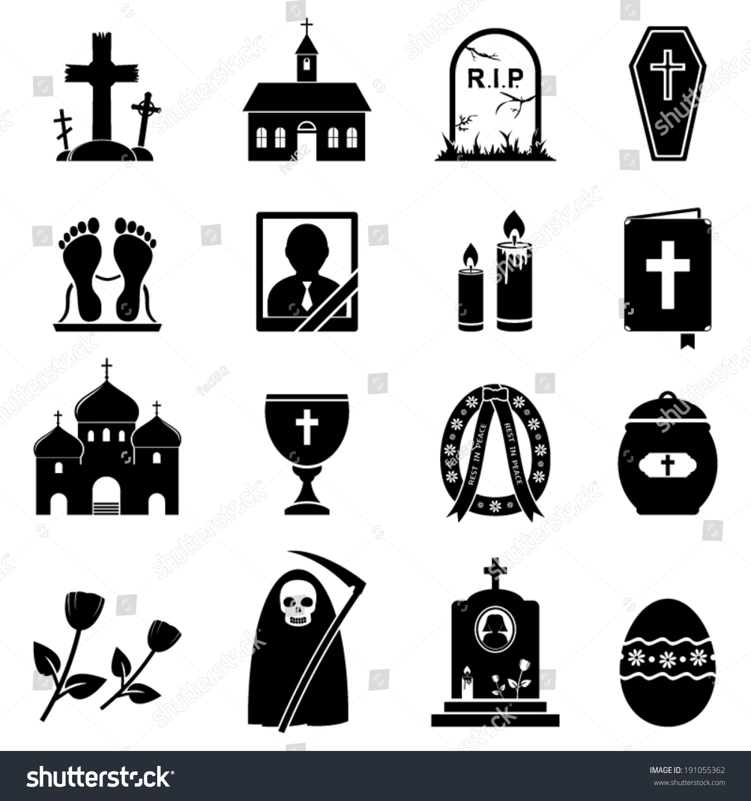 Rip Icons Stock Vector (Royalty Free) 191055362 | Shutterstock