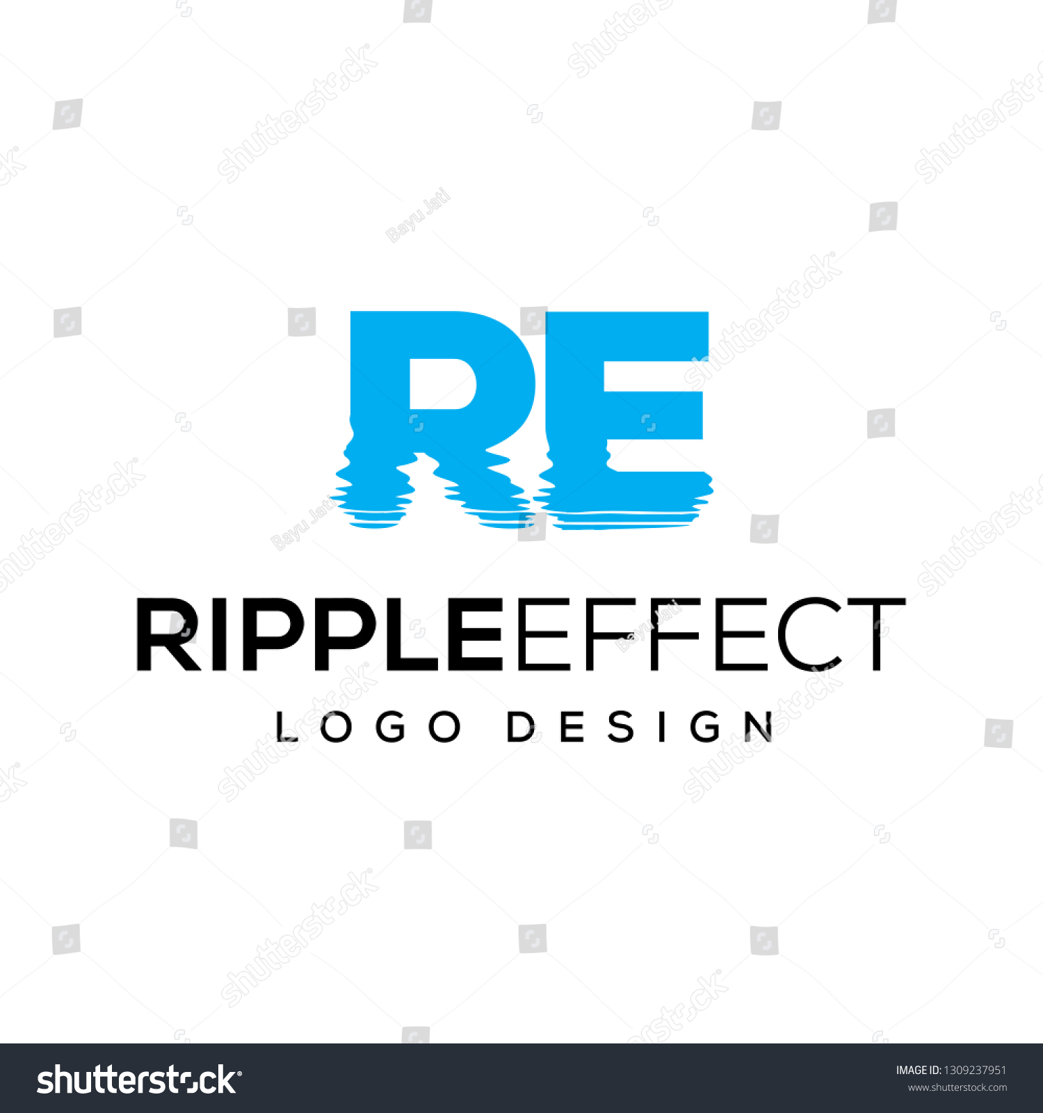 Ripple Effect Logo Design Template Stock Vector (Royalty Free ...