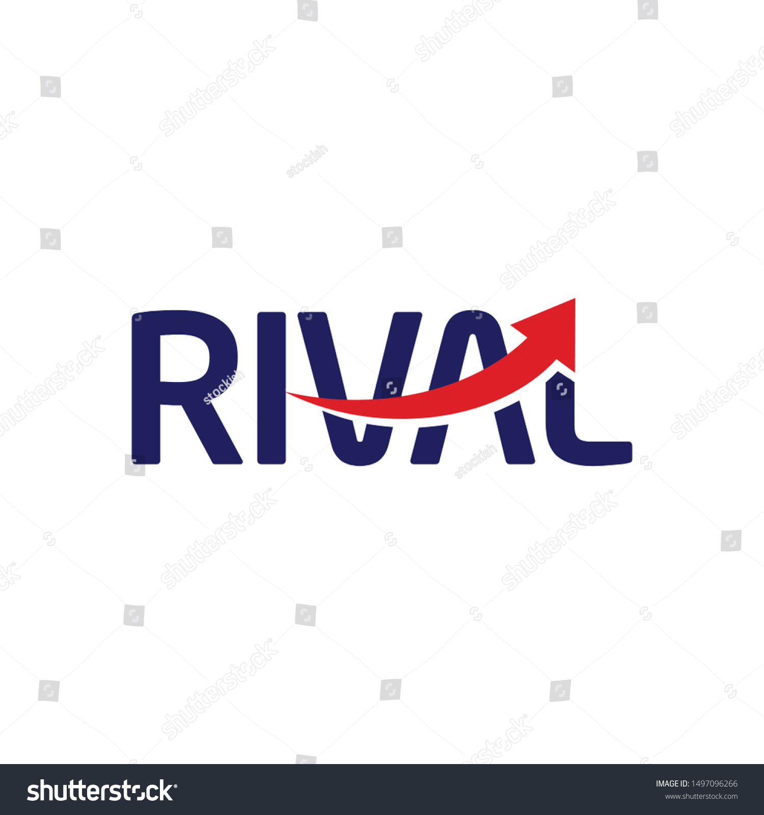 Rival Logo Arrow Symbol Icon Vector: เวกเตอร์สต็อก (ปลอดค่าลิขสิทธิ์ ...