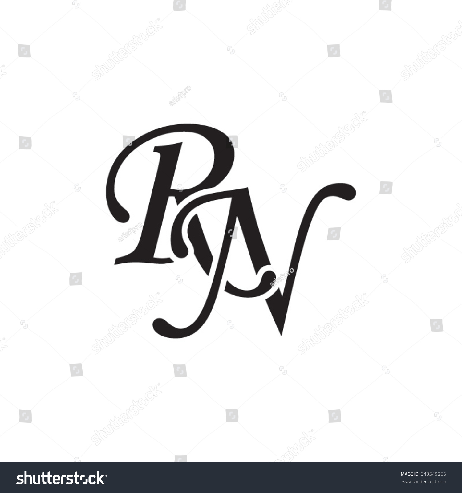 rn initial monogram logo stock vector 343549256 shutterstock rn initial monogram logo stock vector 343549256 shutterstock