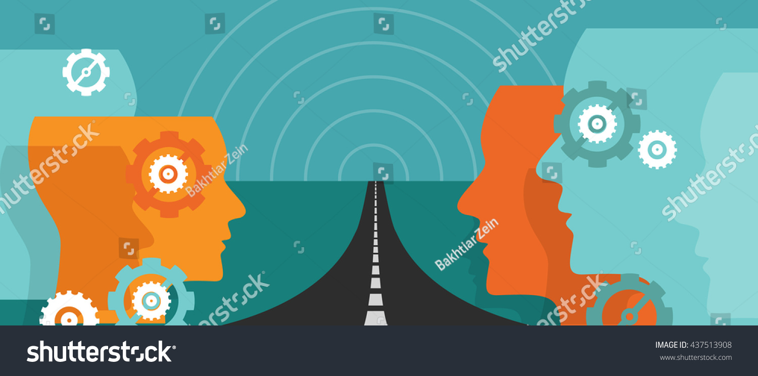 Road Ahead Future Concept Change Hope Stock Vector (Royalty Free) 437513908