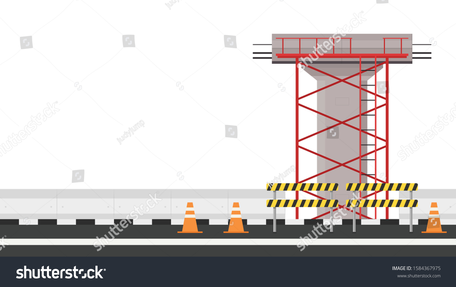 99 Scaffolding bridge Stock Vectors, Images & Vector Art | Shutterstock