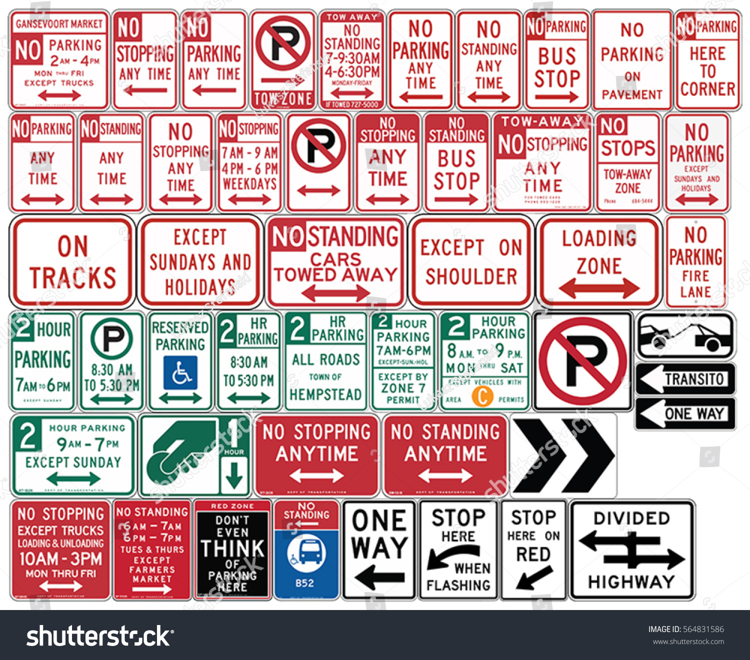 United States Road Traffic Signs