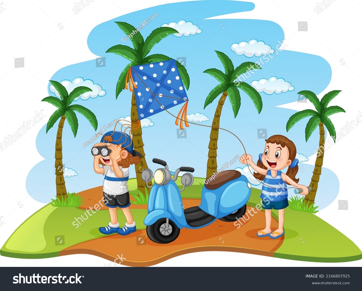 road-trip-vacation-beach-illustration-stock-vector-royalty-free