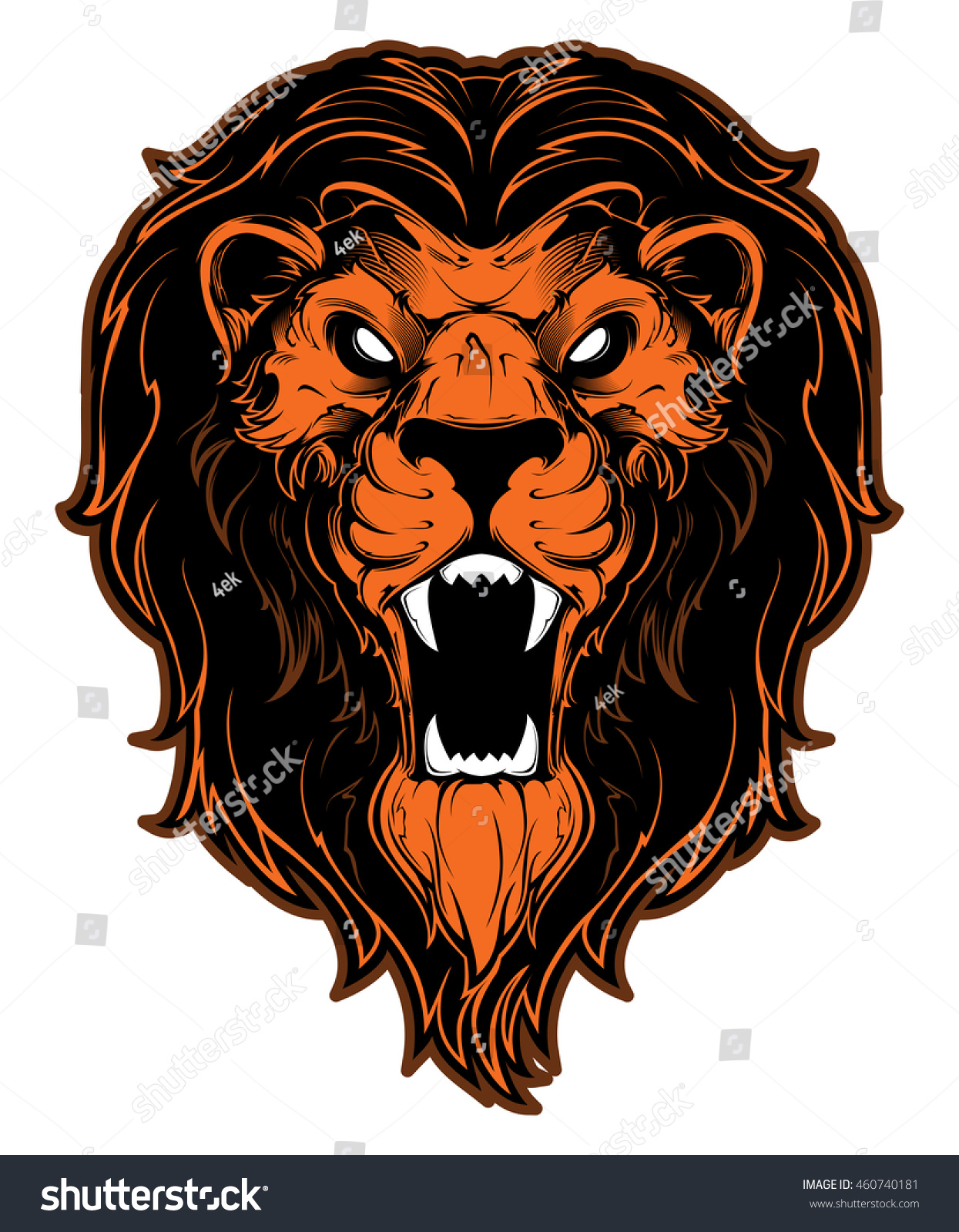 Free Free 203 Roaring Lion Head Svg SVG PNG EPS DXF File