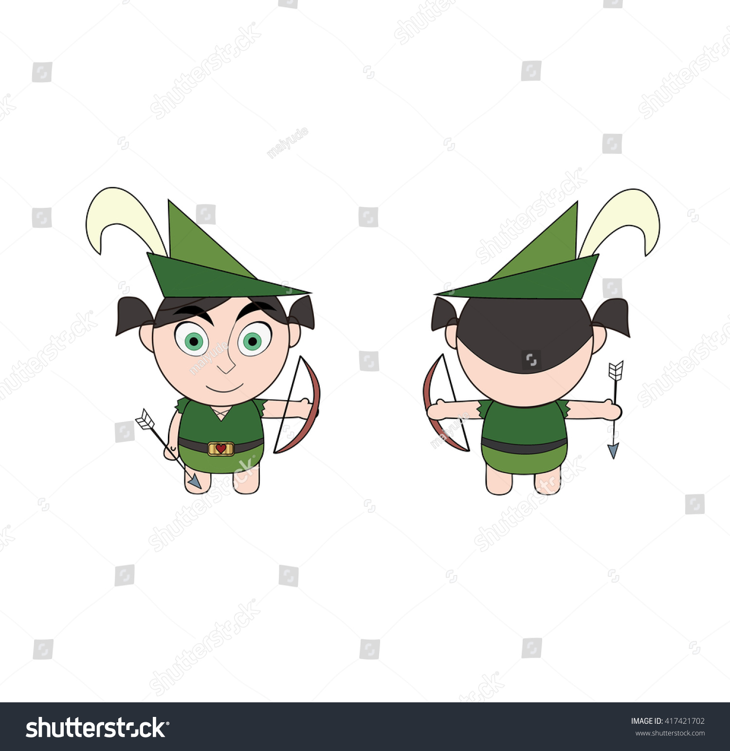 Robin Hood Stock Vector 417421702 - Shutterstock