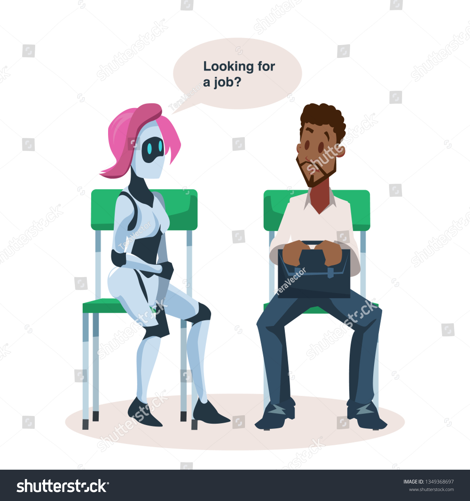 talk to a robot girl