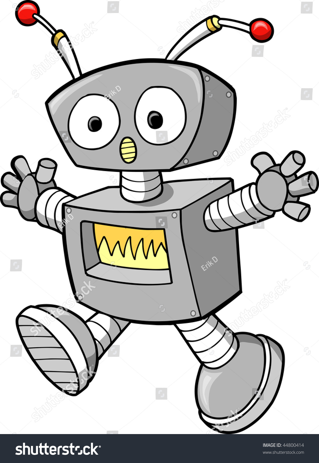 Robot Vector Illustration - 44800414 : Shutterstock