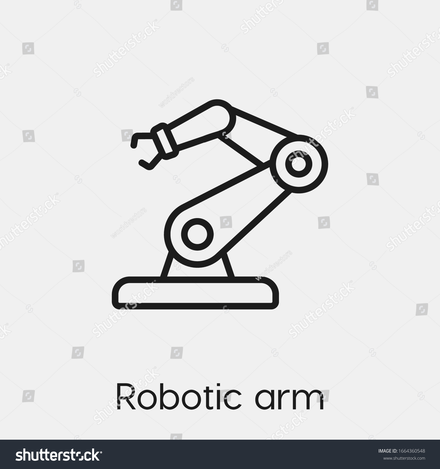 Robotic Arm Icons Images, Stock Photos & Vectors 