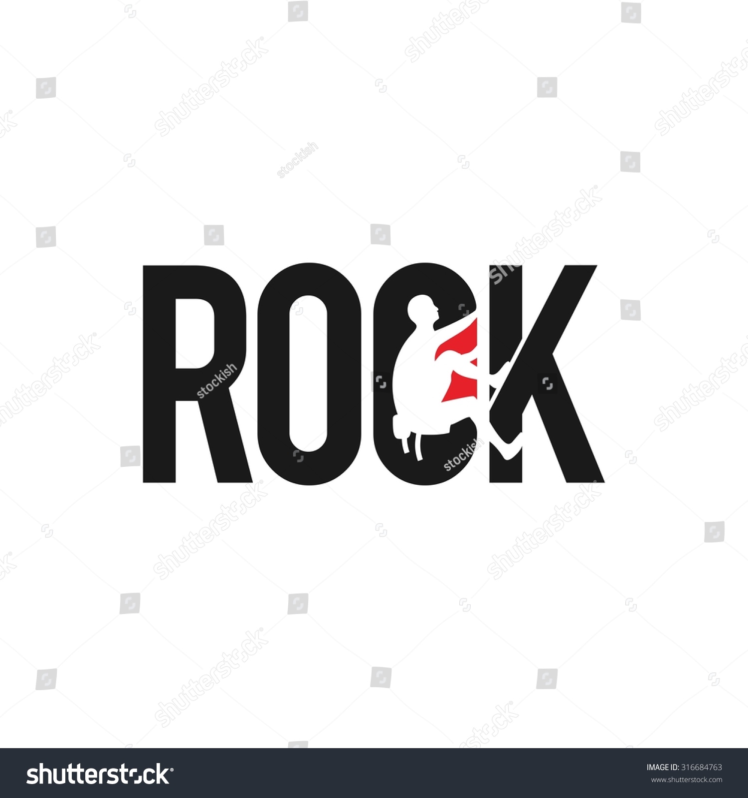 Rock Climbing Logo Vector Stock Vector 316684763 - Shutterstock
