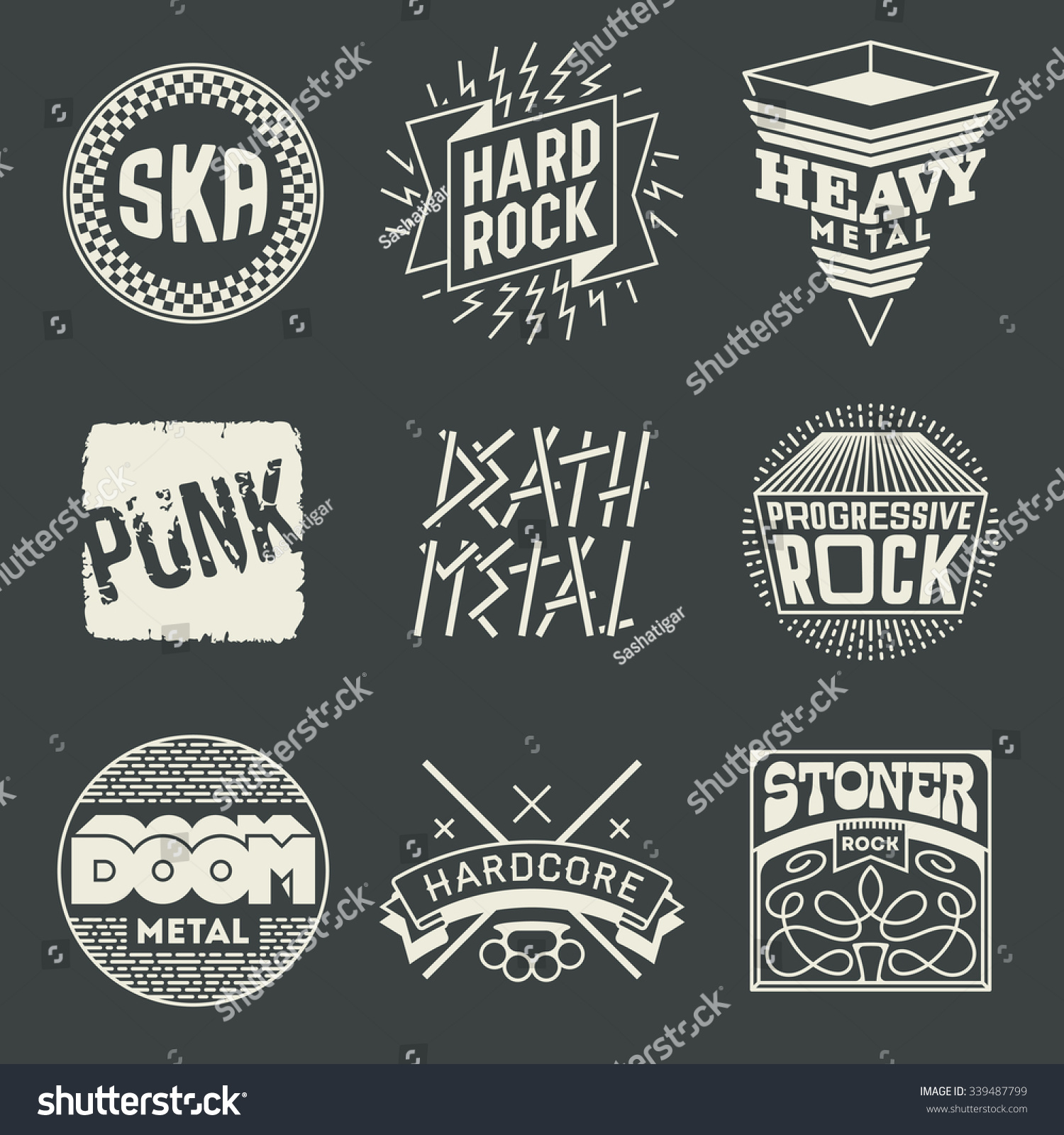 Heavy Metal Music Genre Symbol 138 Images Photos Et Images