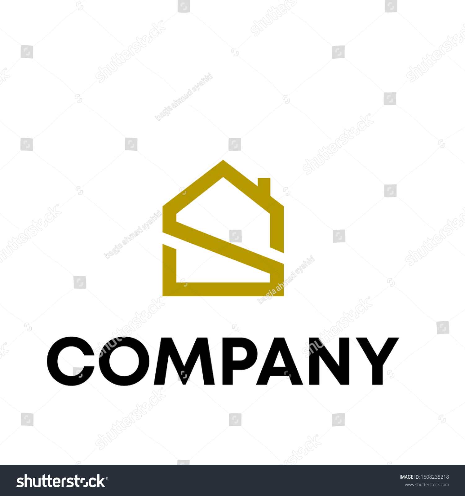 Roof Logo Home Vector House Sign Stock Vector (Royalty Free) 1508238218 ...