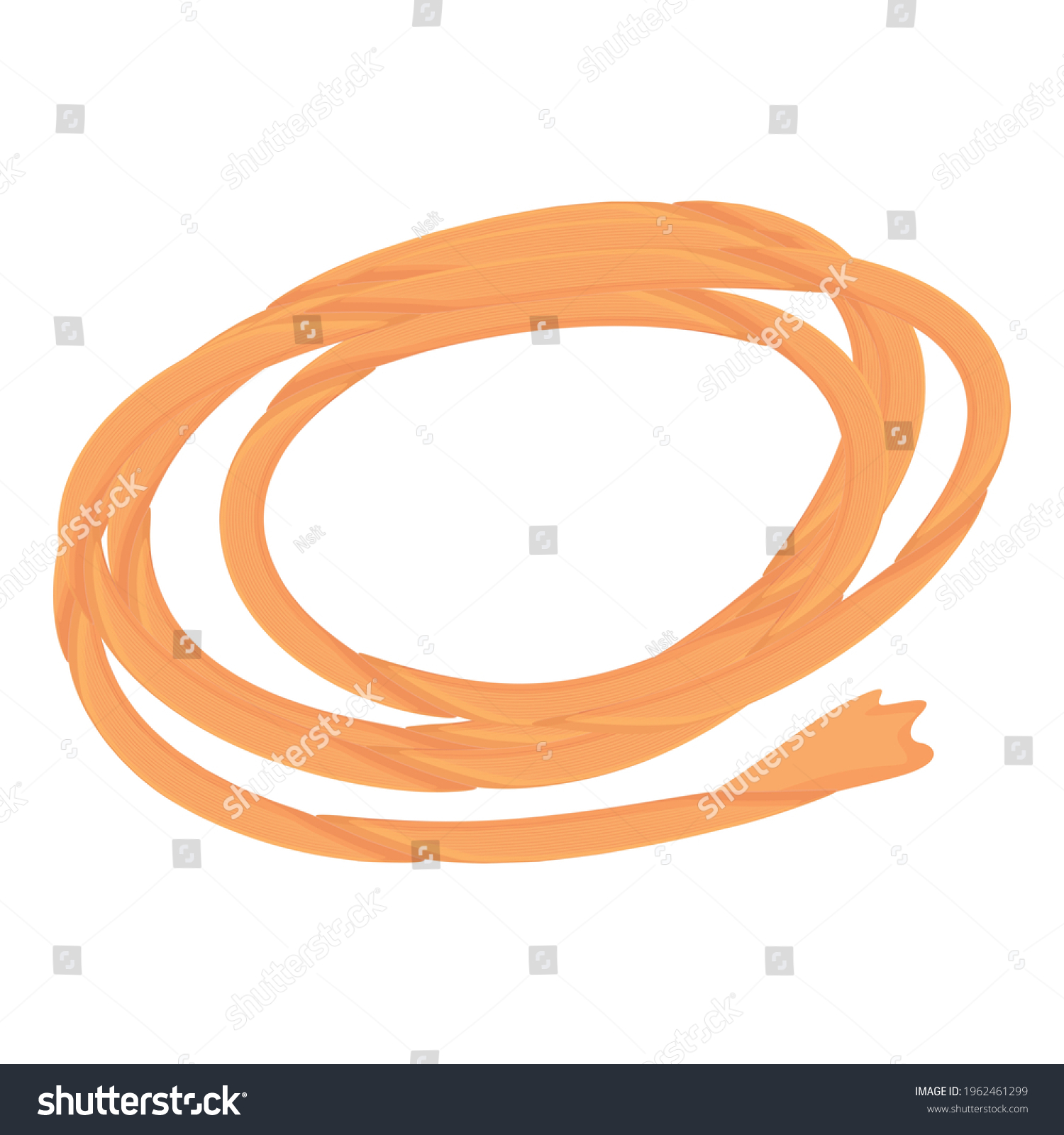 Rope Lasso Icon Cartoon Rope Lasso Stock Vector (Royalty Free ...