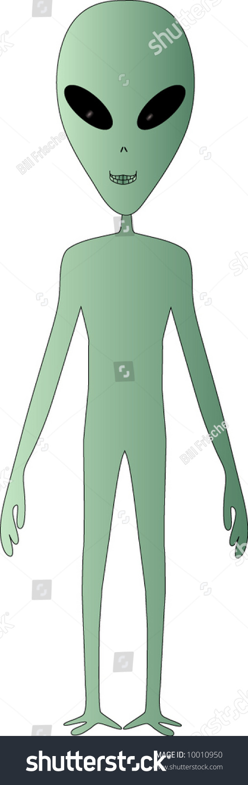 Roswell Alien Stock Vector Illustration 10010950 : Shutterstock