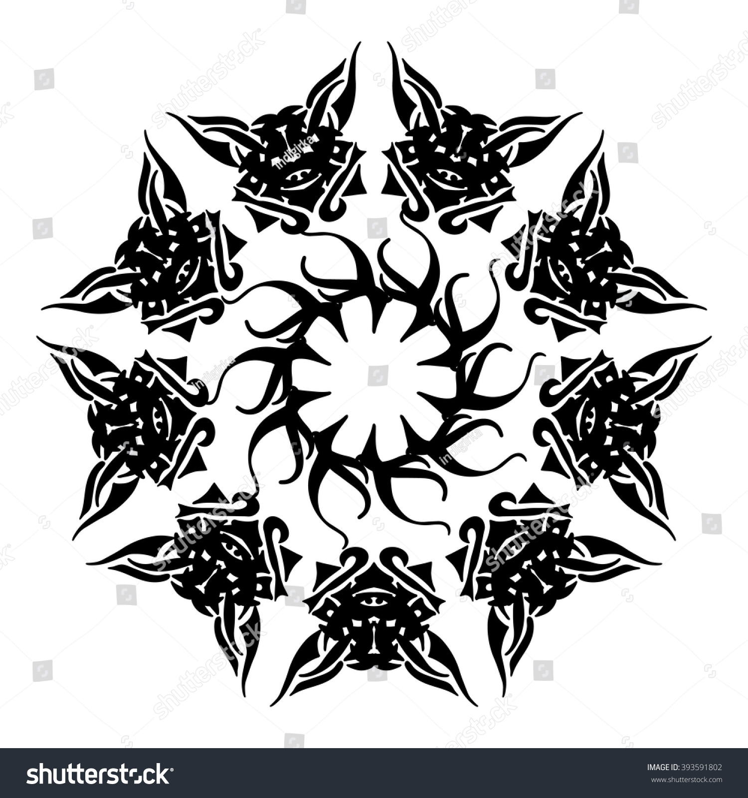 round pattern circular ornament design element stock vector round pattern circular ornament design element stock vector