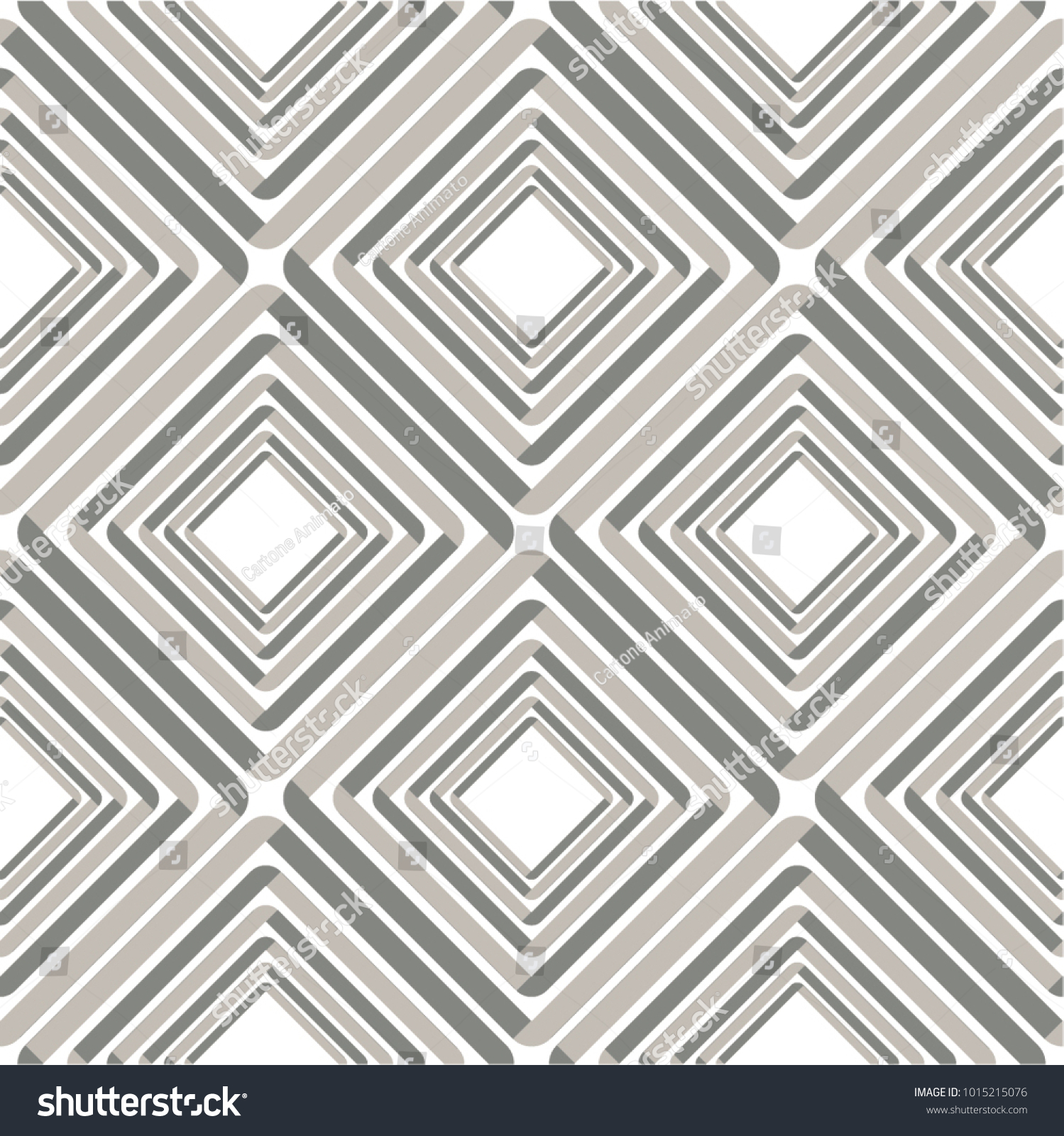 Rounded Square Diamond Pattern Mosaic Tile Stock Vector (Royalty Free ...