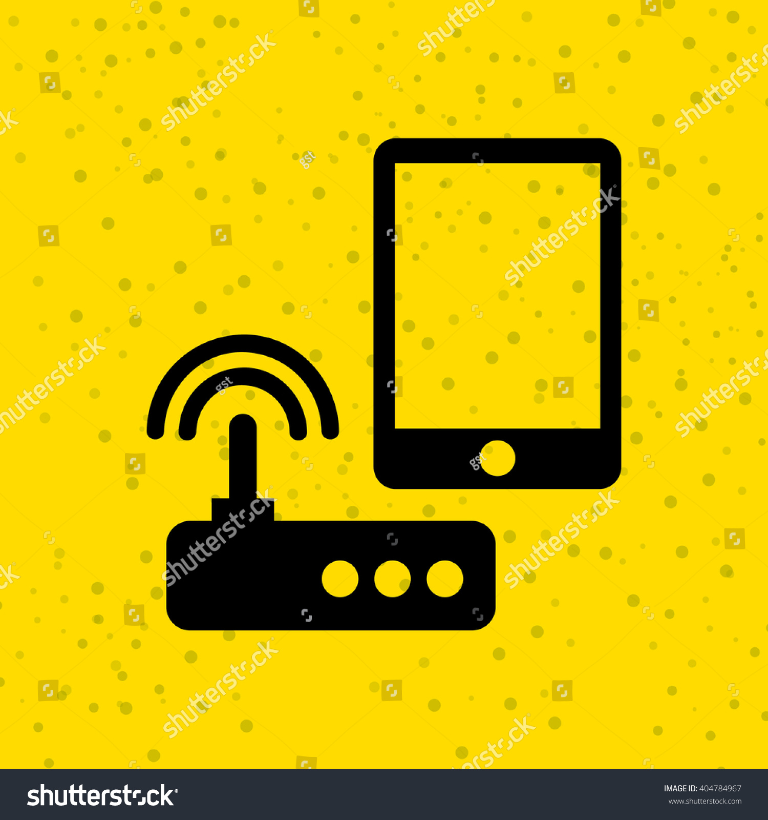 Router Communication Design Stock Vector (Royalty Free) 404784967 ...