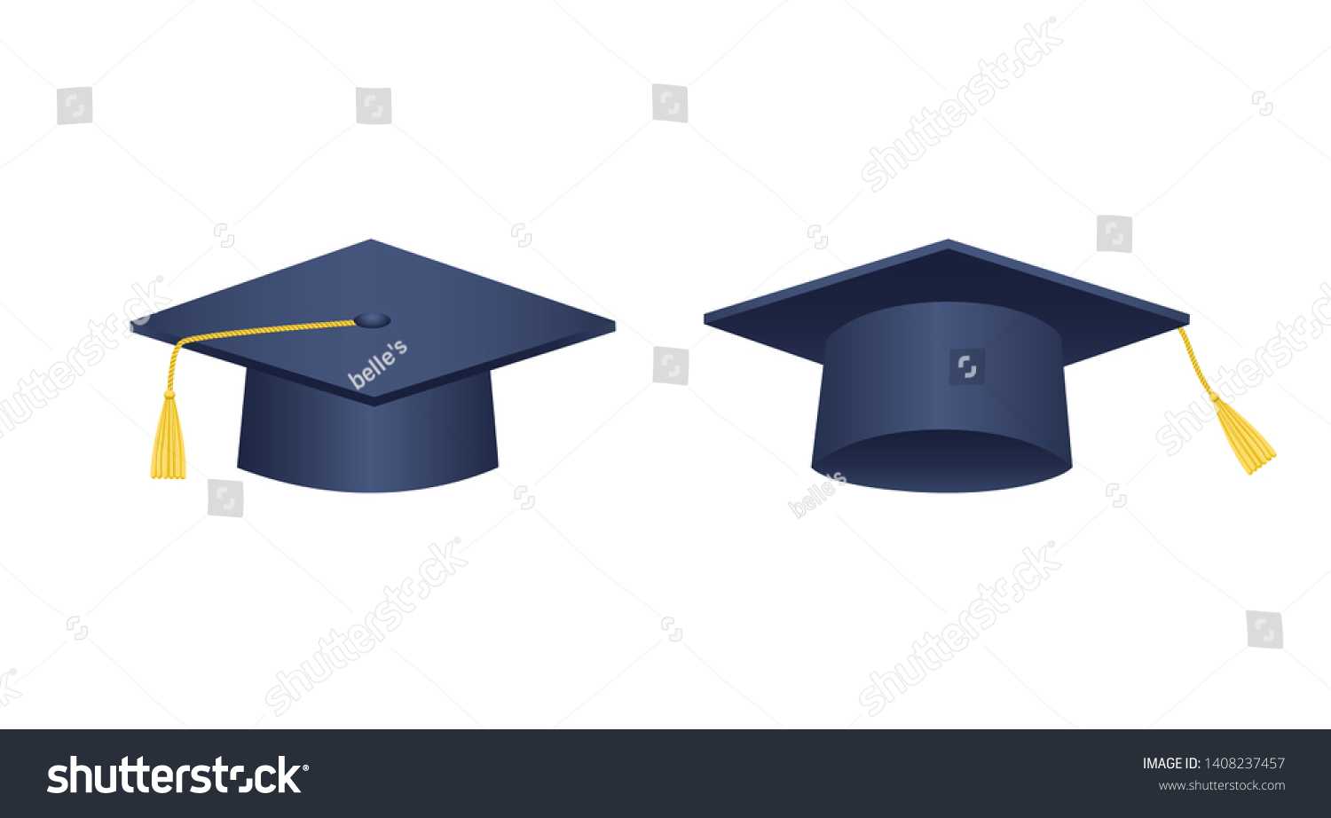 royal blue graduation cap