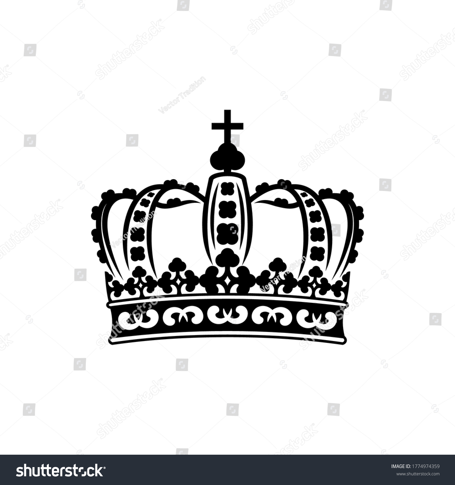 30,804 Queen crown black white Images, Stock Photos & Vectors ...