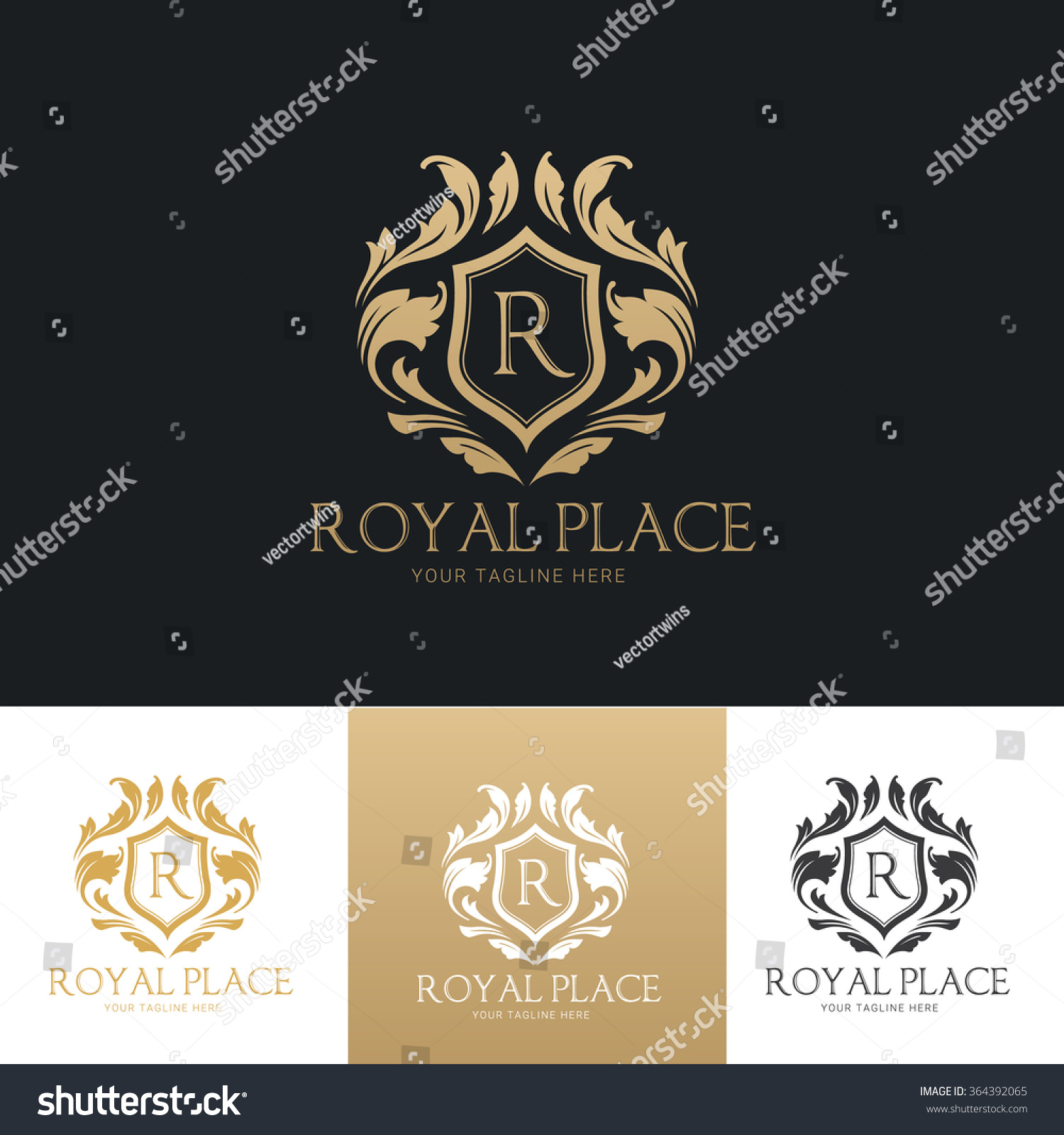 Royal Place Logo Stock Vector 364392065 - Shutterstock