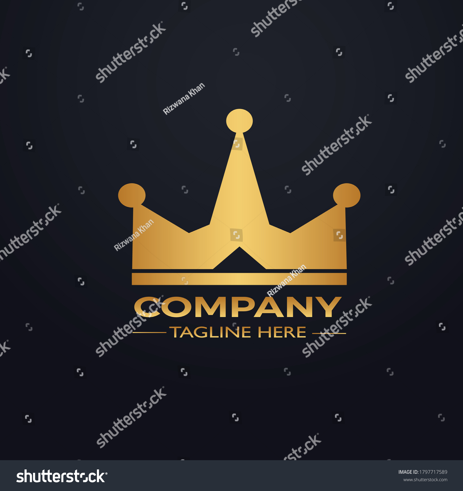 Royal Properties Vector Logo Design Template Stock Vector (Royalty Free ...