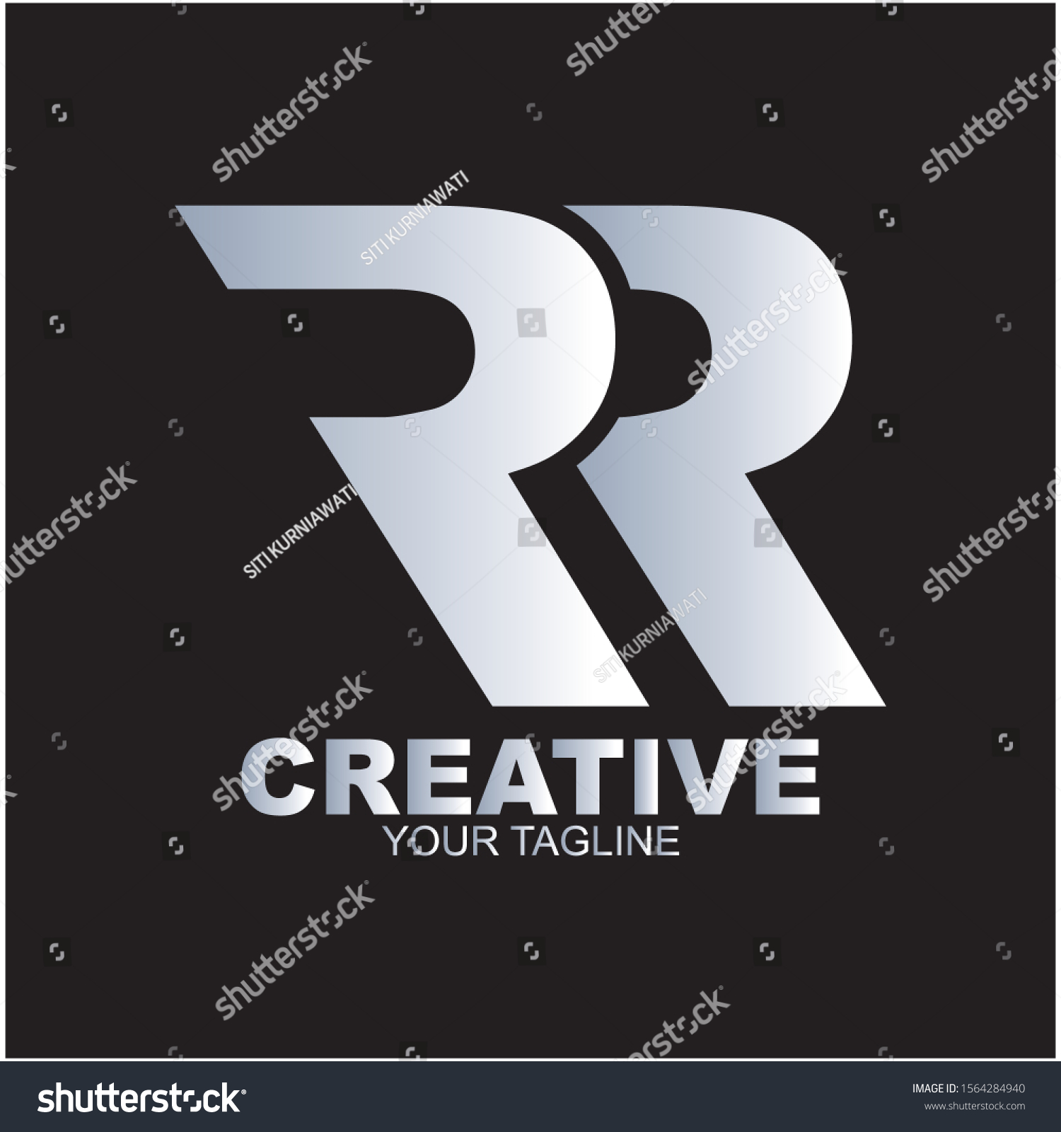 Rr Letter Logo Creative Design Modern Stock Vector Royalty Free