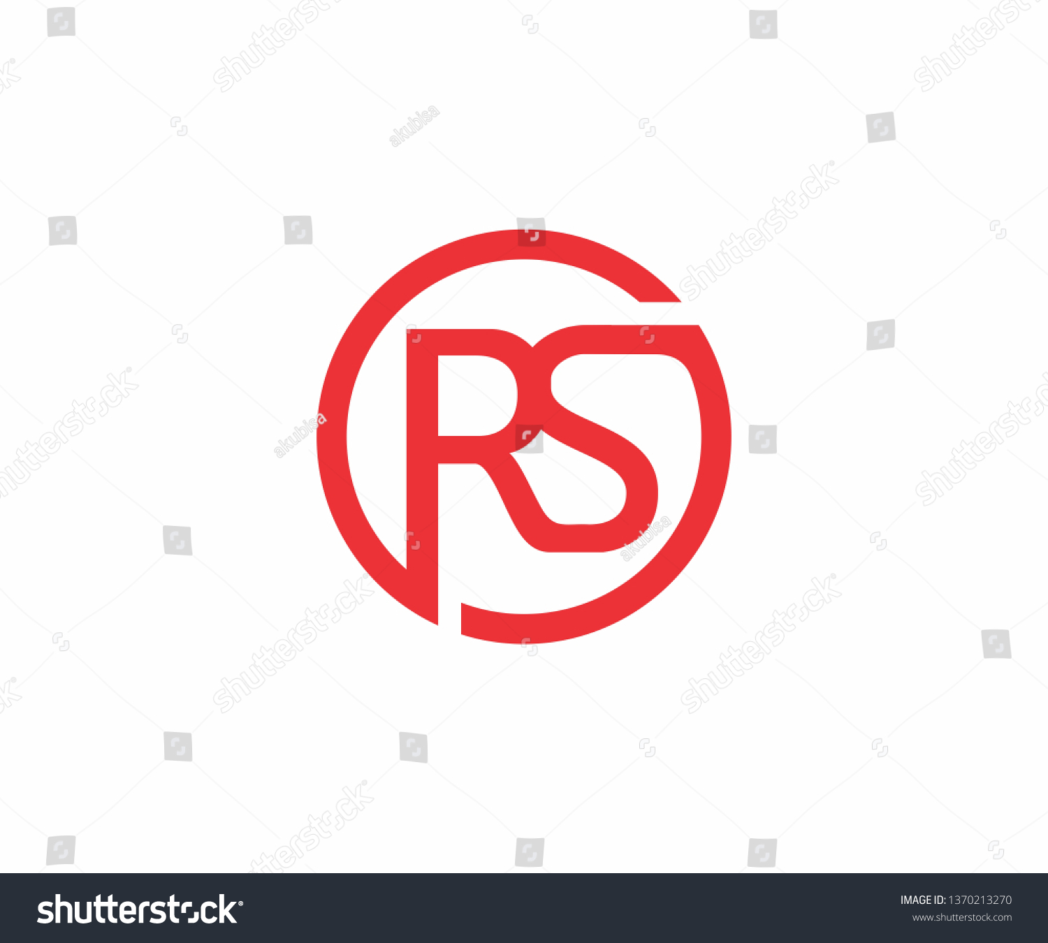 Rs Logo Symbol Stock Vector (Royalty Free) 1370213270 | Shutterstock