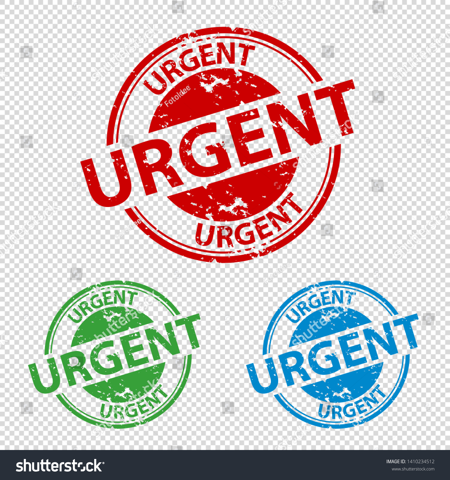 Rubber Stamp Seal Urgent Vector Illustration Stock Vector Royalty Free 1410234512 Shutterstock 8027