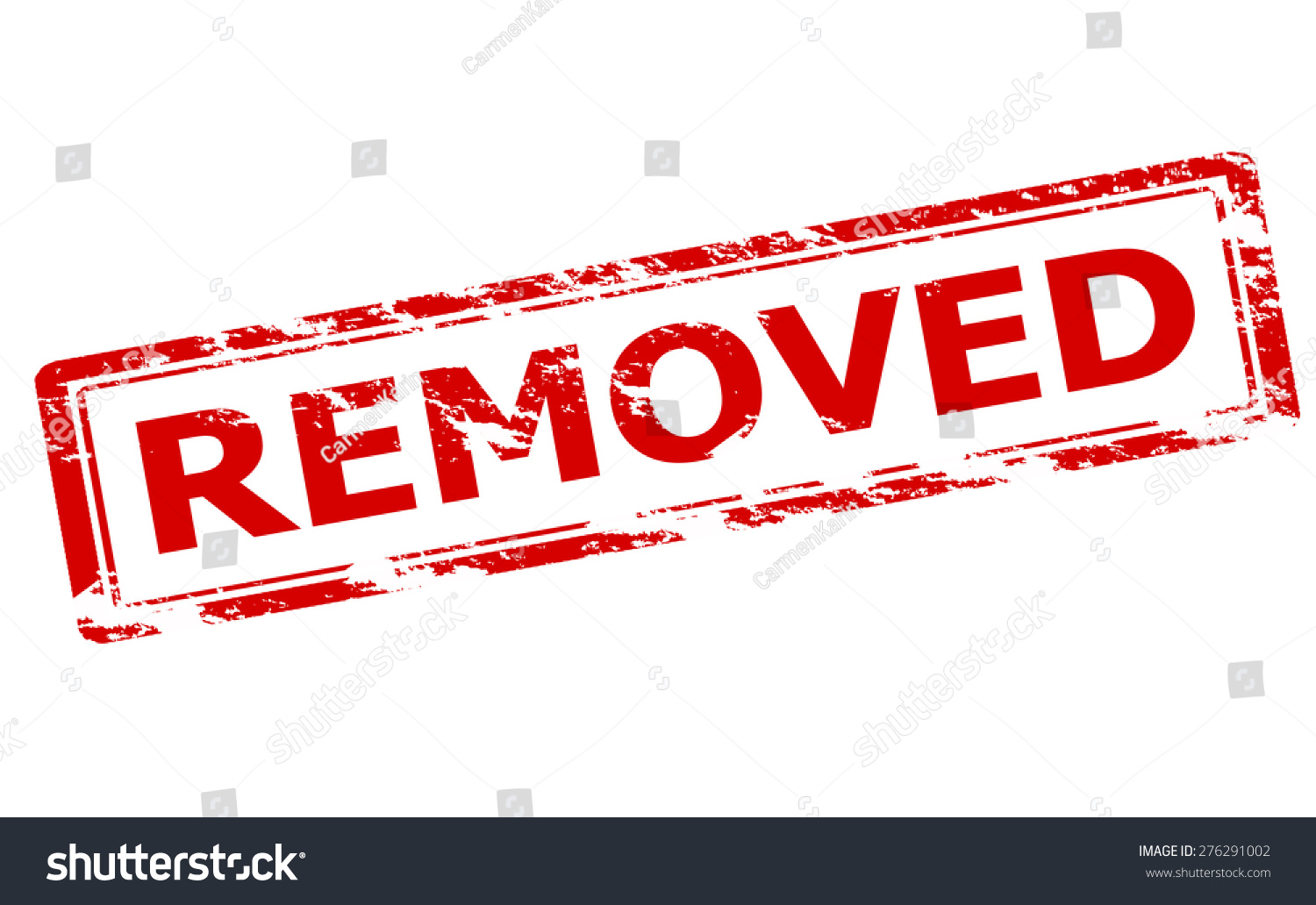 Rubber Stamp Word Removed Inside Vector Stock Vector (Royalty Free ...