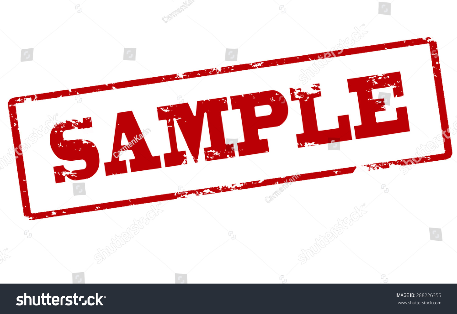 Rubber Stamp Word Sample Inside Vector Stock Vector (Royalty Free ...