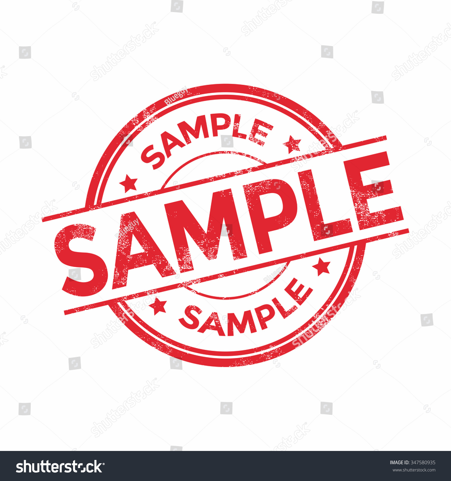 Rubber Stamp Word Sample Inside Vector Stock Vector 347580935 ...