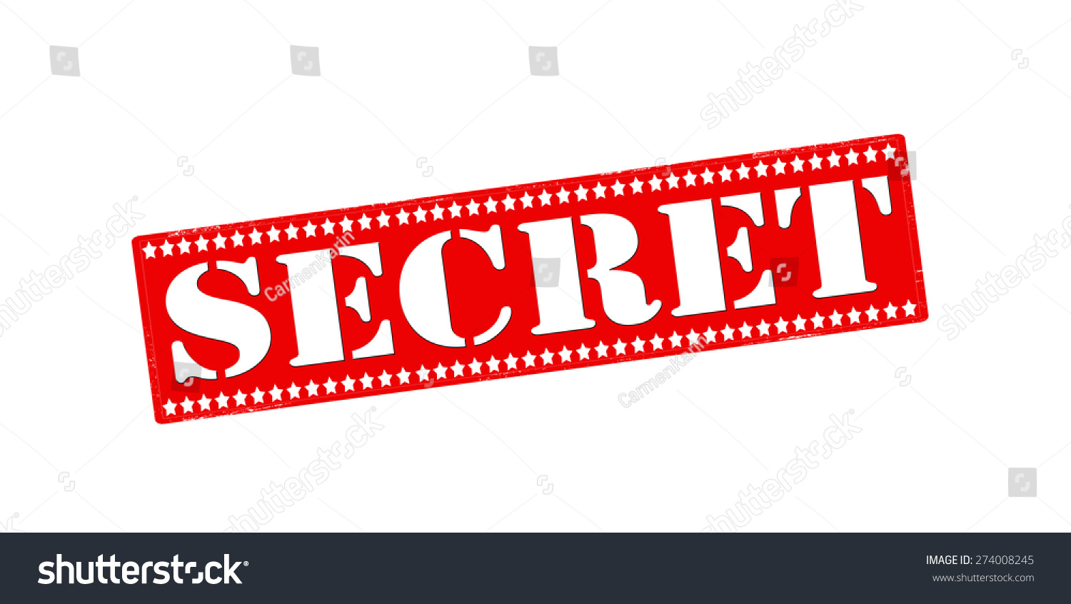 Rubber Stamp Word Secret Inside Vector Stock Vector (Royalty Free ...