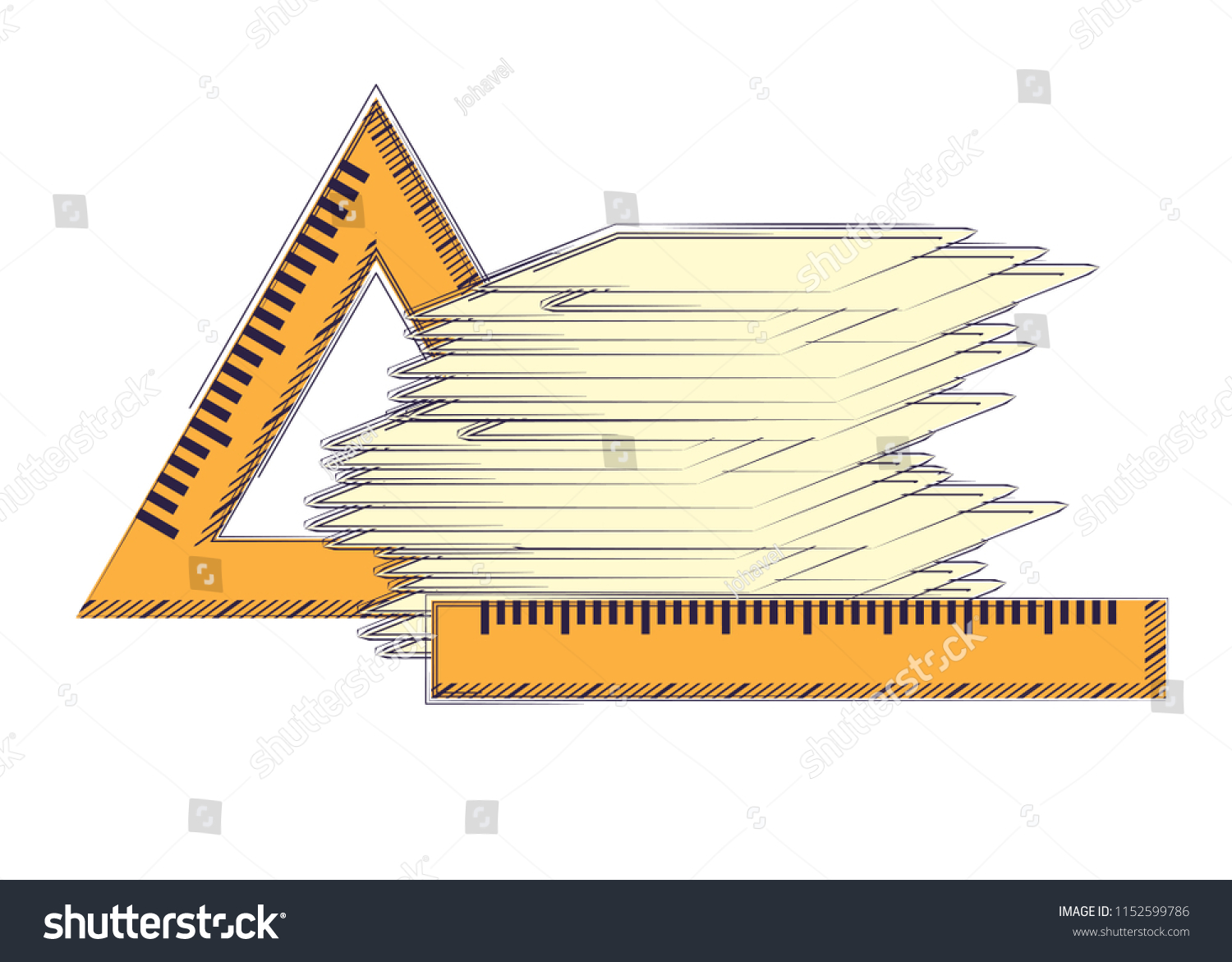 Rulers Documents Design Stock Vector (Royalty Free) 1152599786
