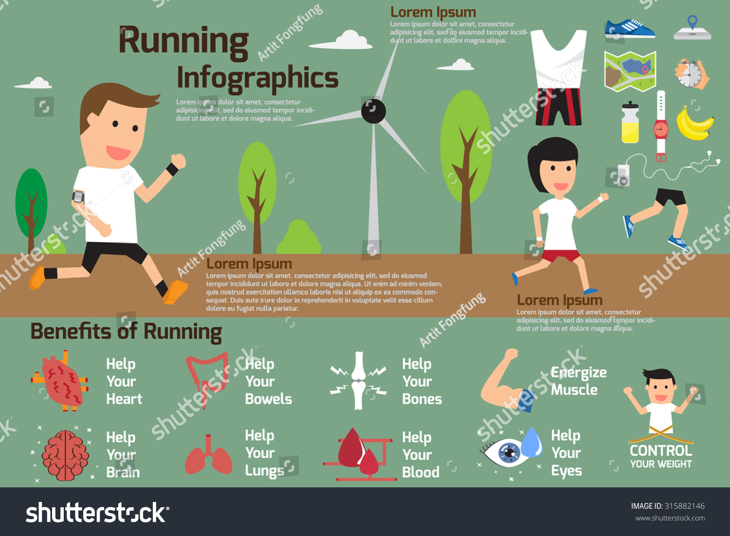 Benefits Of Running Infographics Cartoon Vector Carto - vrogue.co