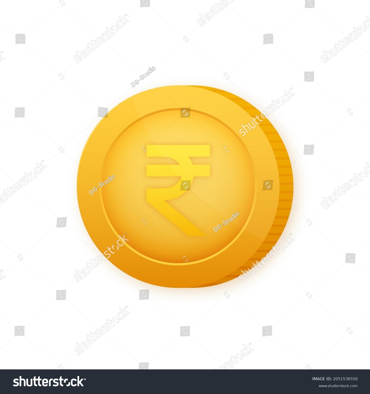 SVG of Rupee coin, great design for any purposes. Flat style vector illustration. Currency icon. svg