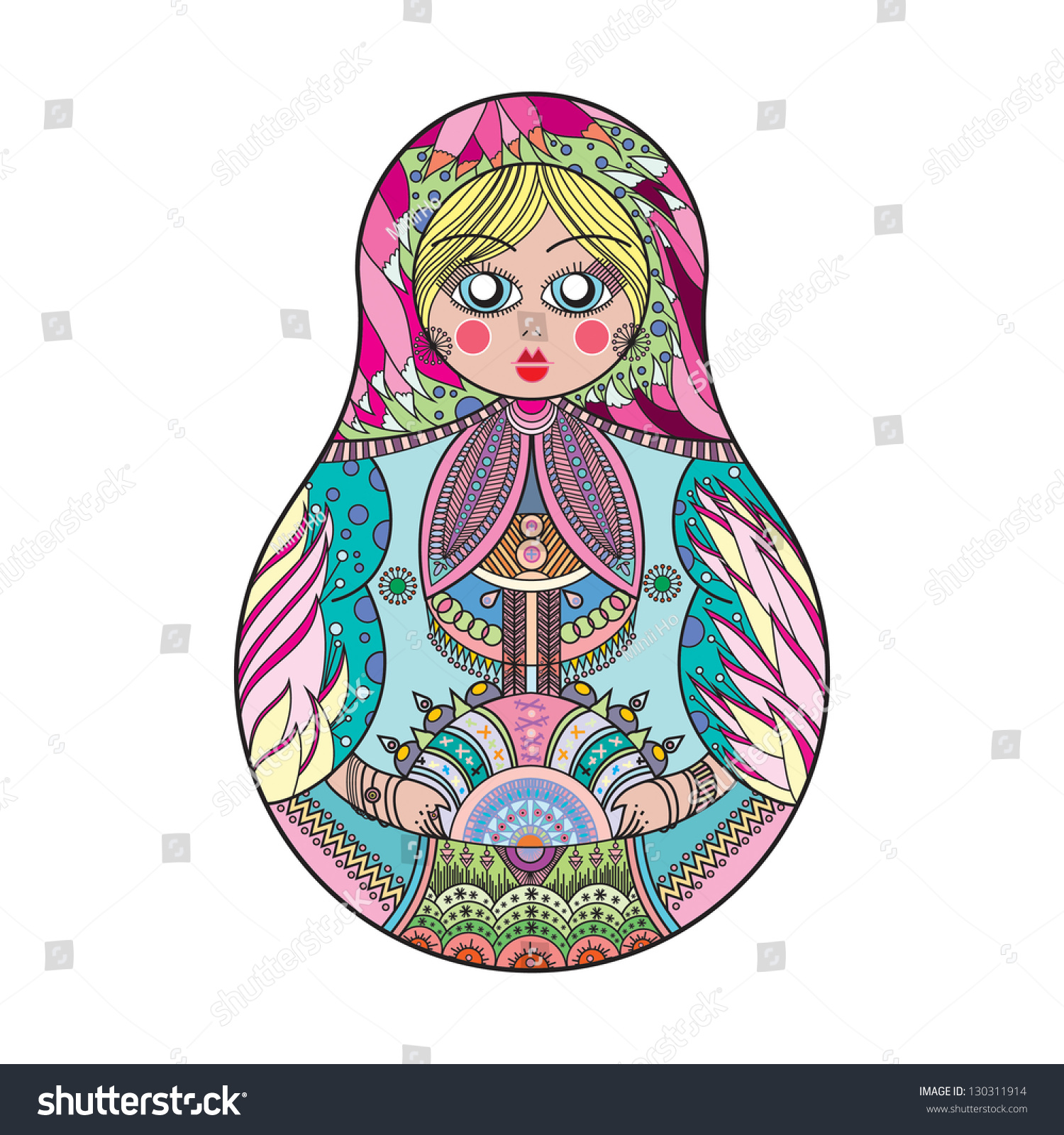 babushka doll cartoon