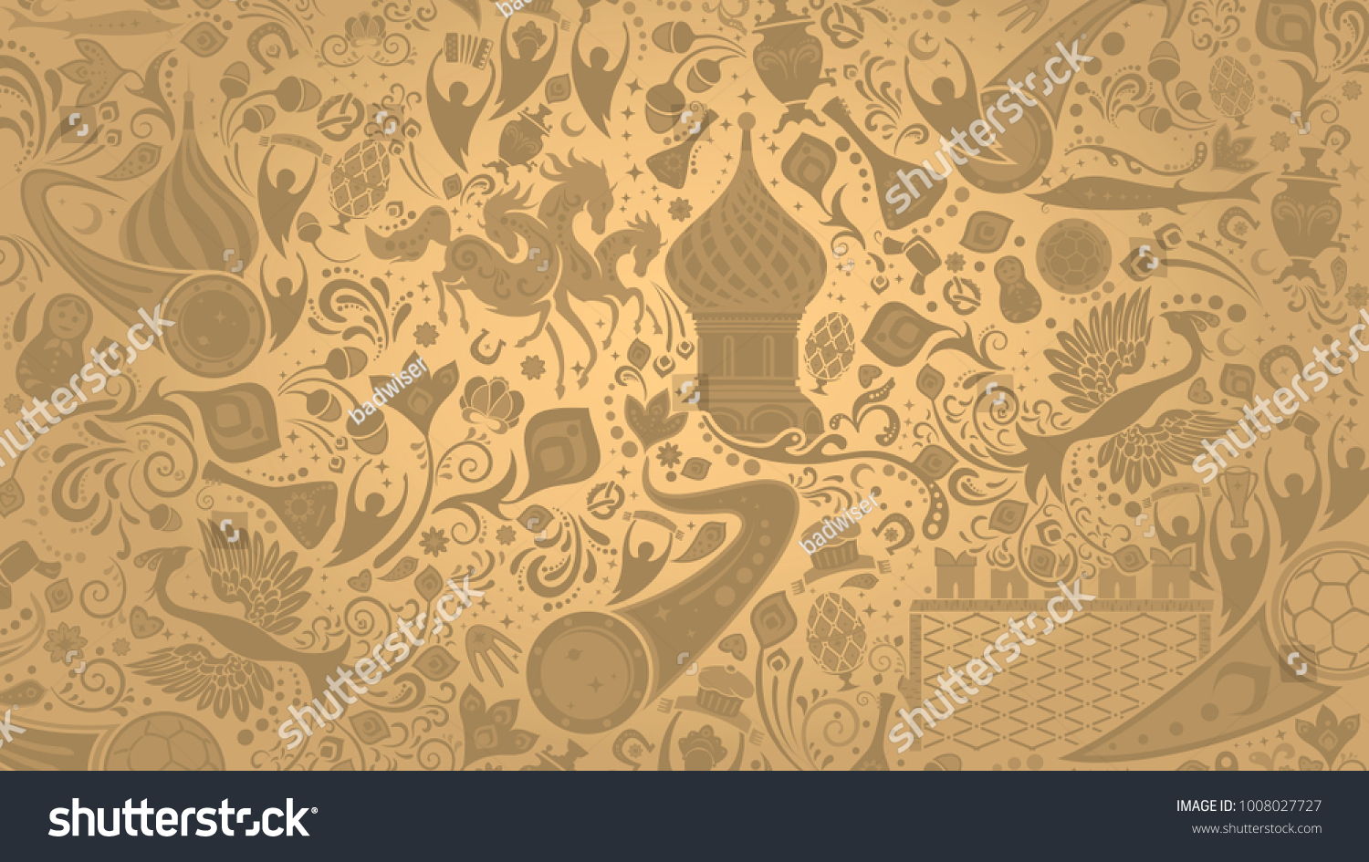 russian gold wallpaper 169 aspect ratio のベクター画像素材